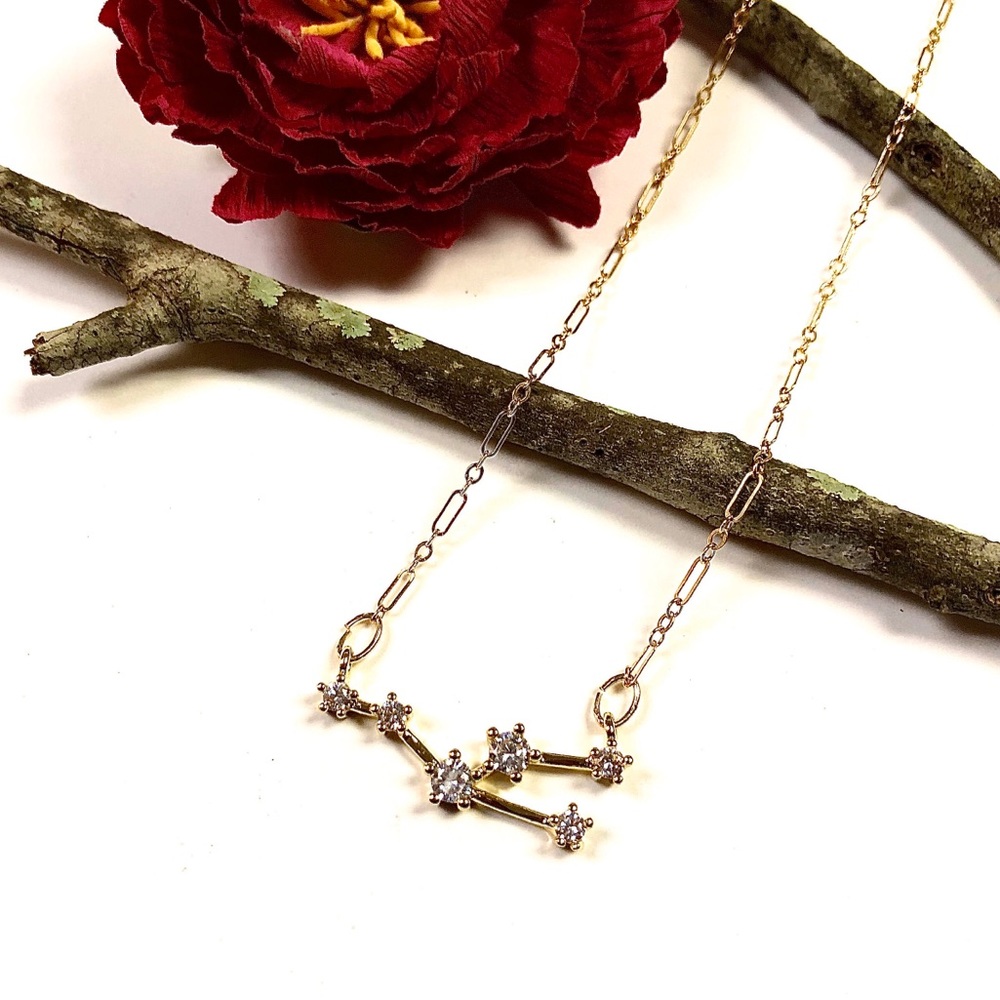 Taurus Necklace, Constellation, Zodiac, Astrology
